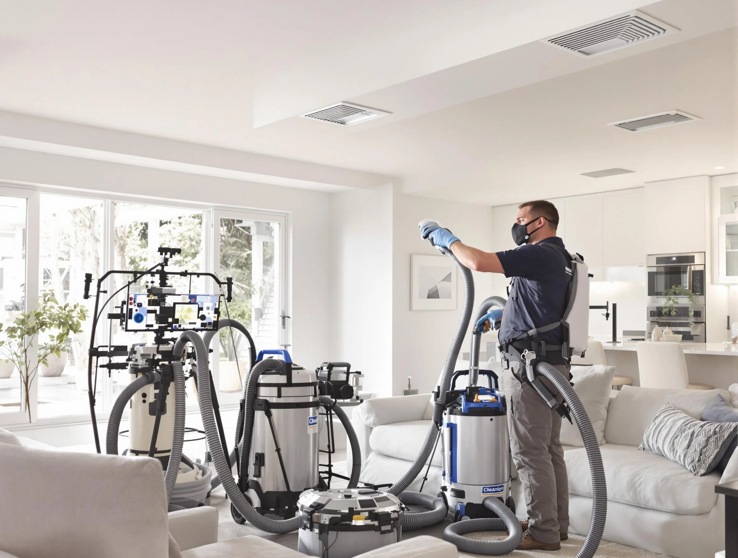 Professional AC duct cleaning by Burlington Air Duct Cleaning in Burlington