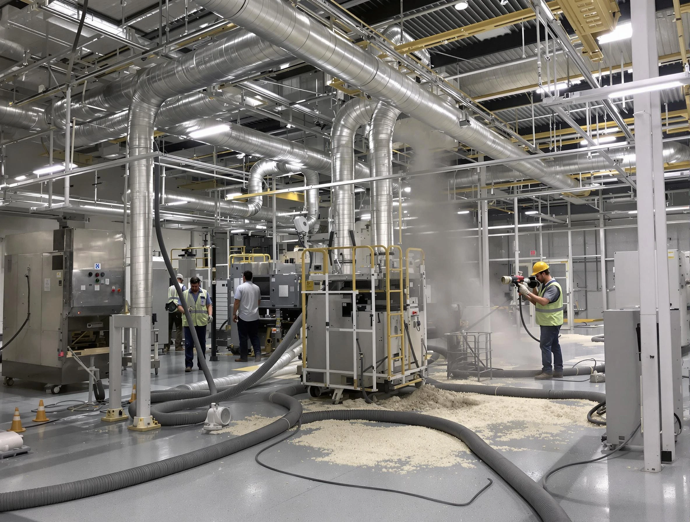 Heavy-duty industrial duct cleaning by Burlington Air Duct Cleaning in Burlington